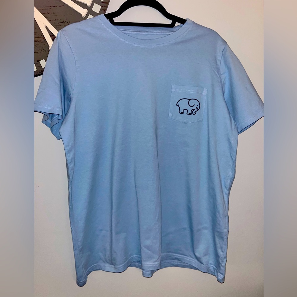 Ivory Ella blue elephant t-shirt size XL
